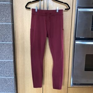 ALO Yoga 7/8 High-Waist Checkpoint Legging | Cranberry | Size S